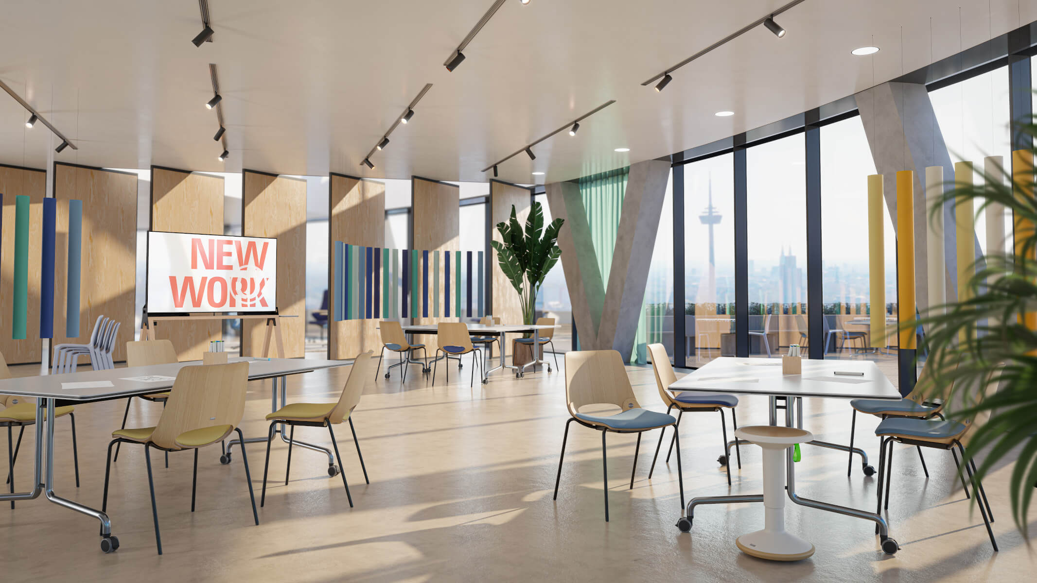 Interstuhl SHUFFLEis1 SU522 Besucherstuhl, stapelbar, ergonomisch, modernes Design für Büro und Konferenzraum