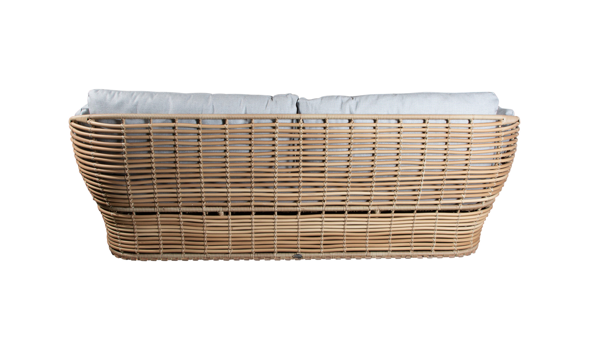 Basket Gartensofa 2-Sitzer, graphit / grau