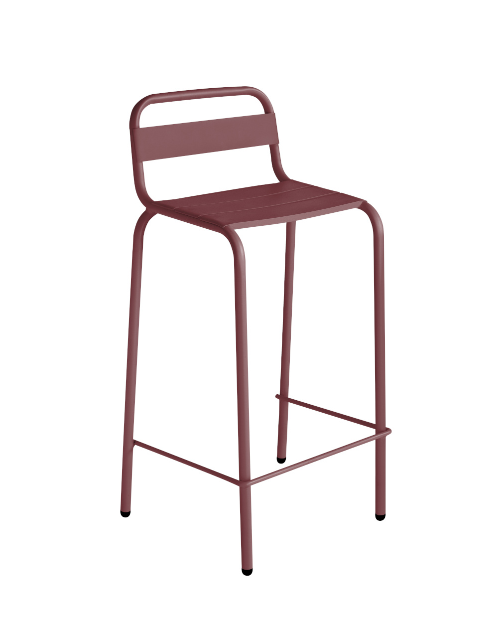 Barceloneta Barhocker, höhe 67 cm, purpurrot