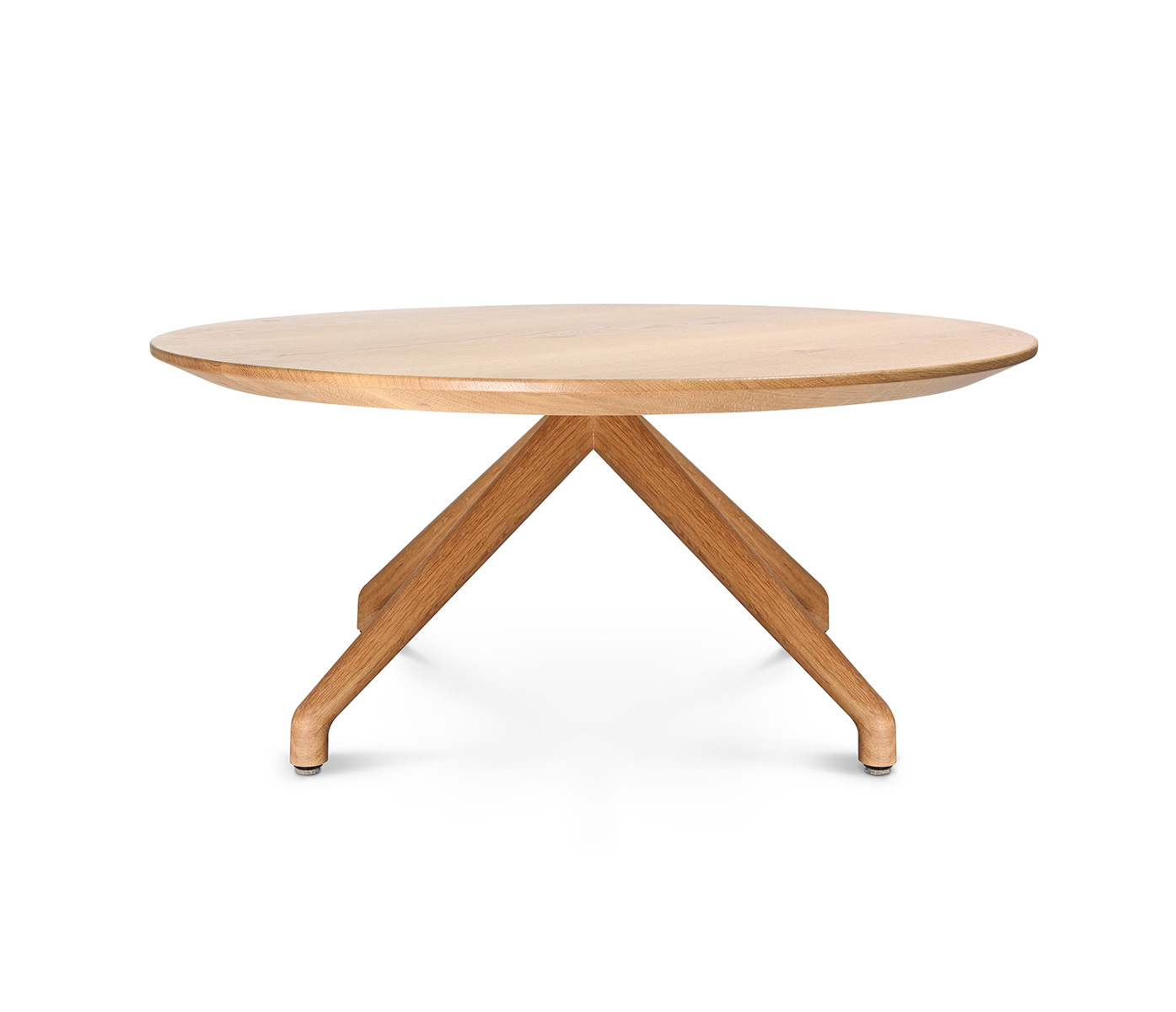 Eleganter Wagner W-Table Salontisch aus Eiche, minimalistisch, hochwertiger Wohnzimmertisch für modernes Interieur