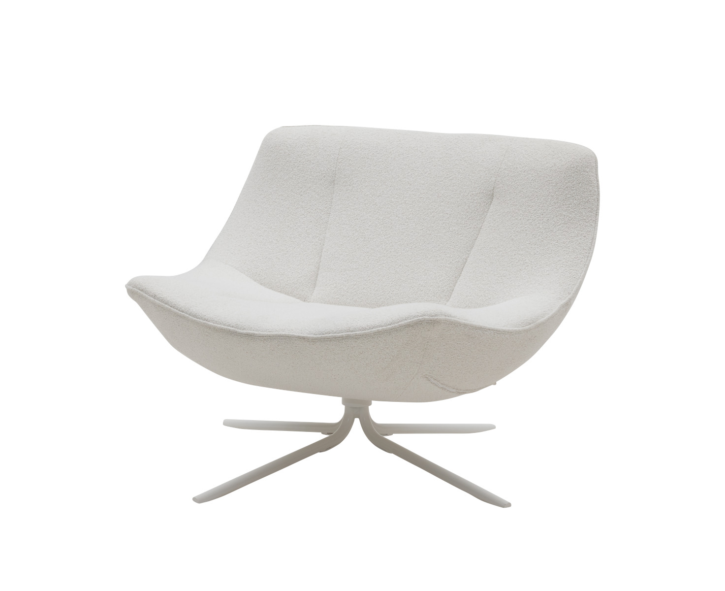 Softline Vera Lounge Drehsessel mit langlebigem Stoffbezug, Drehfunktion und ergonomischem Sitzkomfort für entspannte Stunden