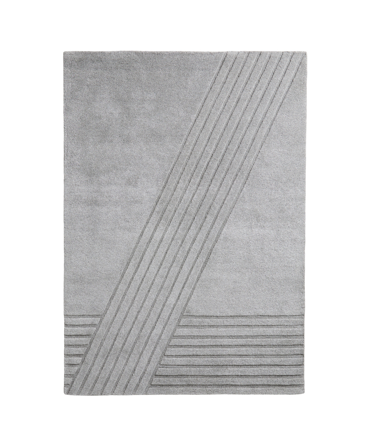 Kyoto Teppich, 80 x 200 cm, grey