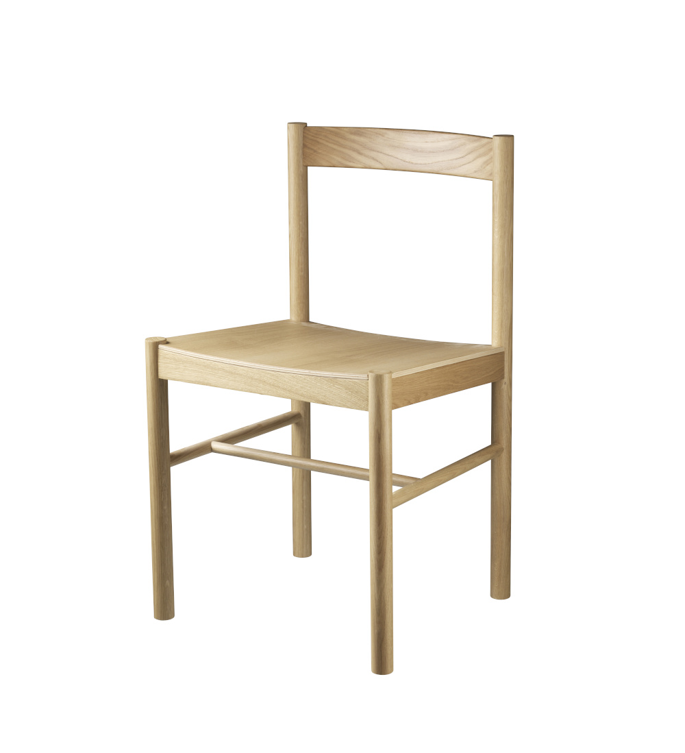 FDB Møbler J178 Lønstrup Stuhl, ergonomisch, Eiche natur, nordisches Design, nachhaltig, langlebig