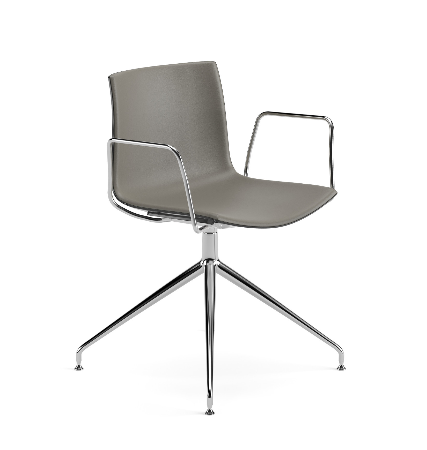 Catifa 46 Armlehnstuhl, kunststoff, vorne bezogen #0370