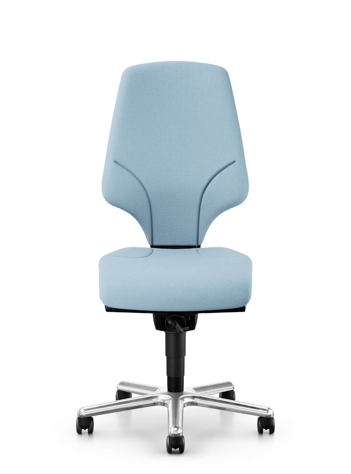 Giroflex 64-4080 Kassenstuhl höhenverstellbar mit ergonomischer Rückenlehne und komfortablem Sitz für Arbeitsplatz