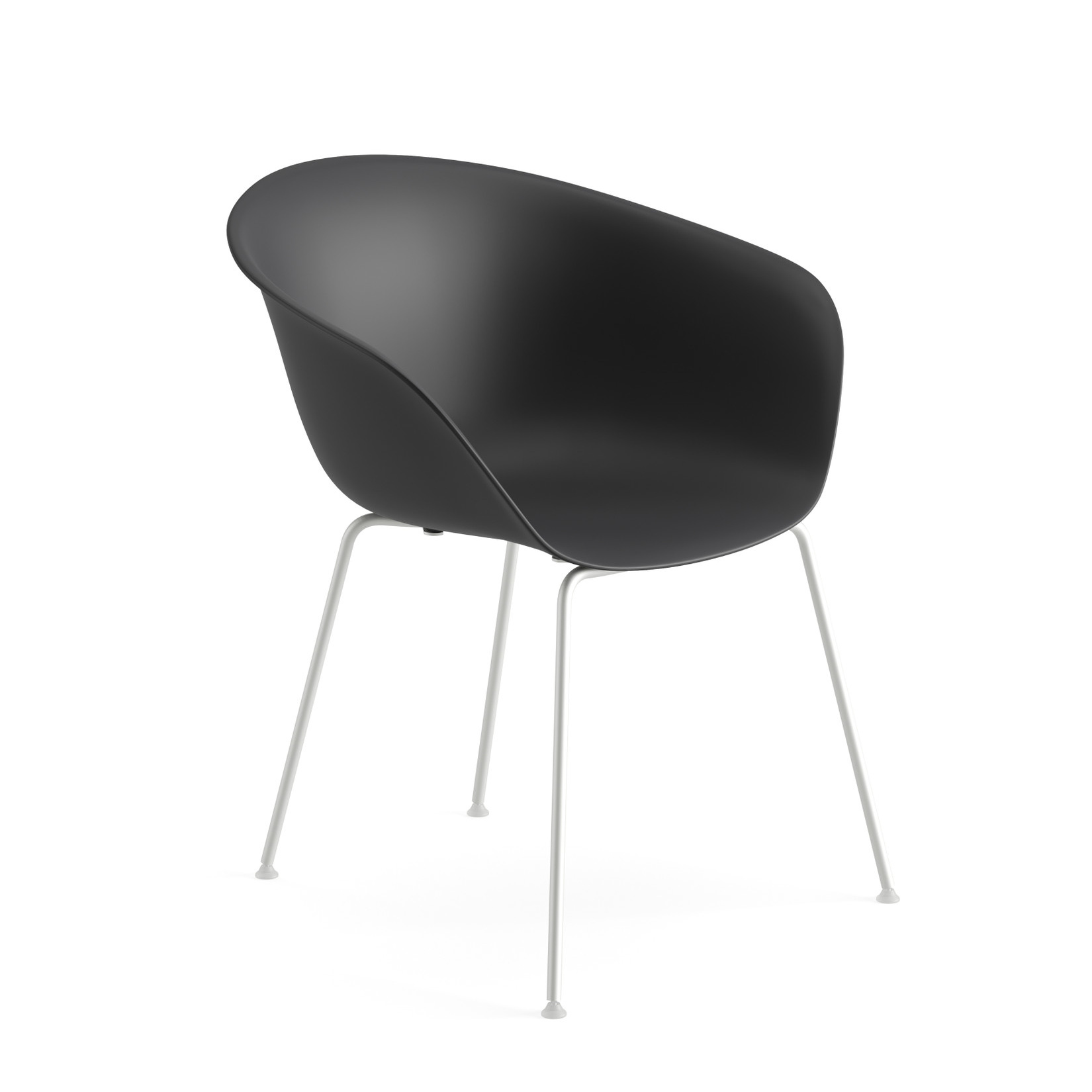 Duna 02 Stuhl, weiß / schwarz #4201