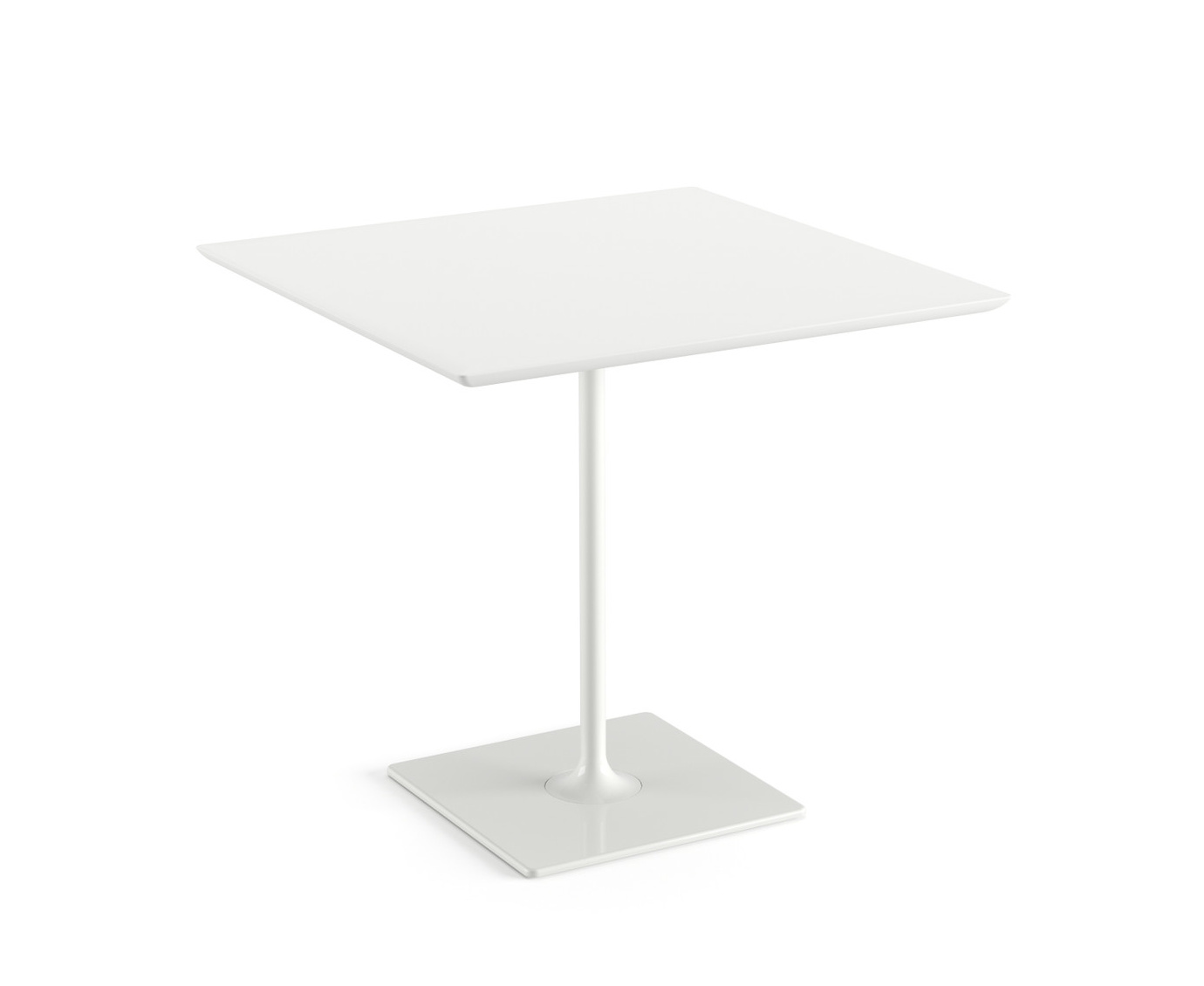 Dizzie Tisch, quadratisch, weiß #0698