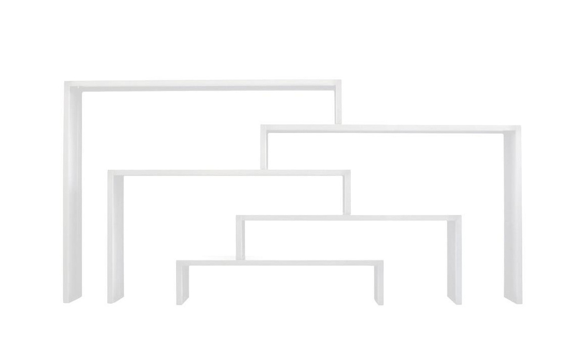 Babilonia XL Regal, 5er-Set, 230 x H 185 cm, weiß