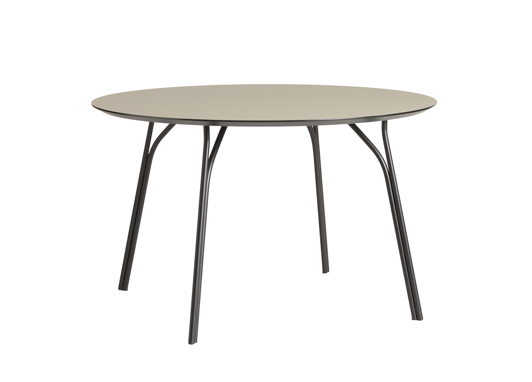 Tree Tisch, Ø 120 cm, beige / schwarz Tree Tisch, Ø 120 cm, beige / schwarz