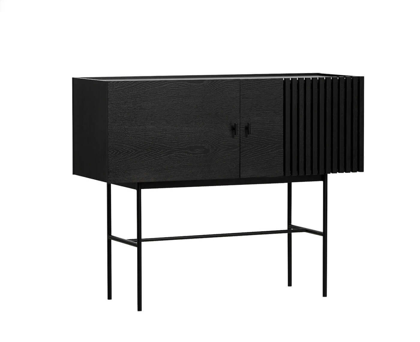Array Sideboard, 120 cm, schwarz Array Sideboard, 120 cm, schwarz