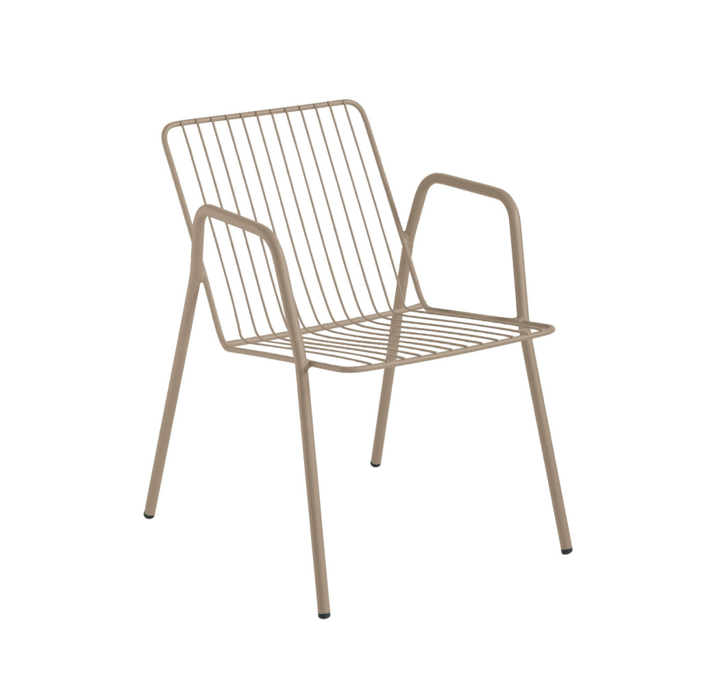 Niza Armlehnstuhl, beigegrau