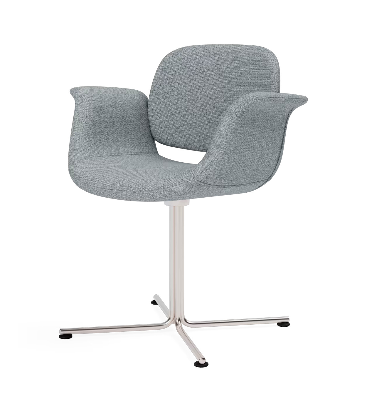 Flamingo Chair, leder max 98 schwarz
