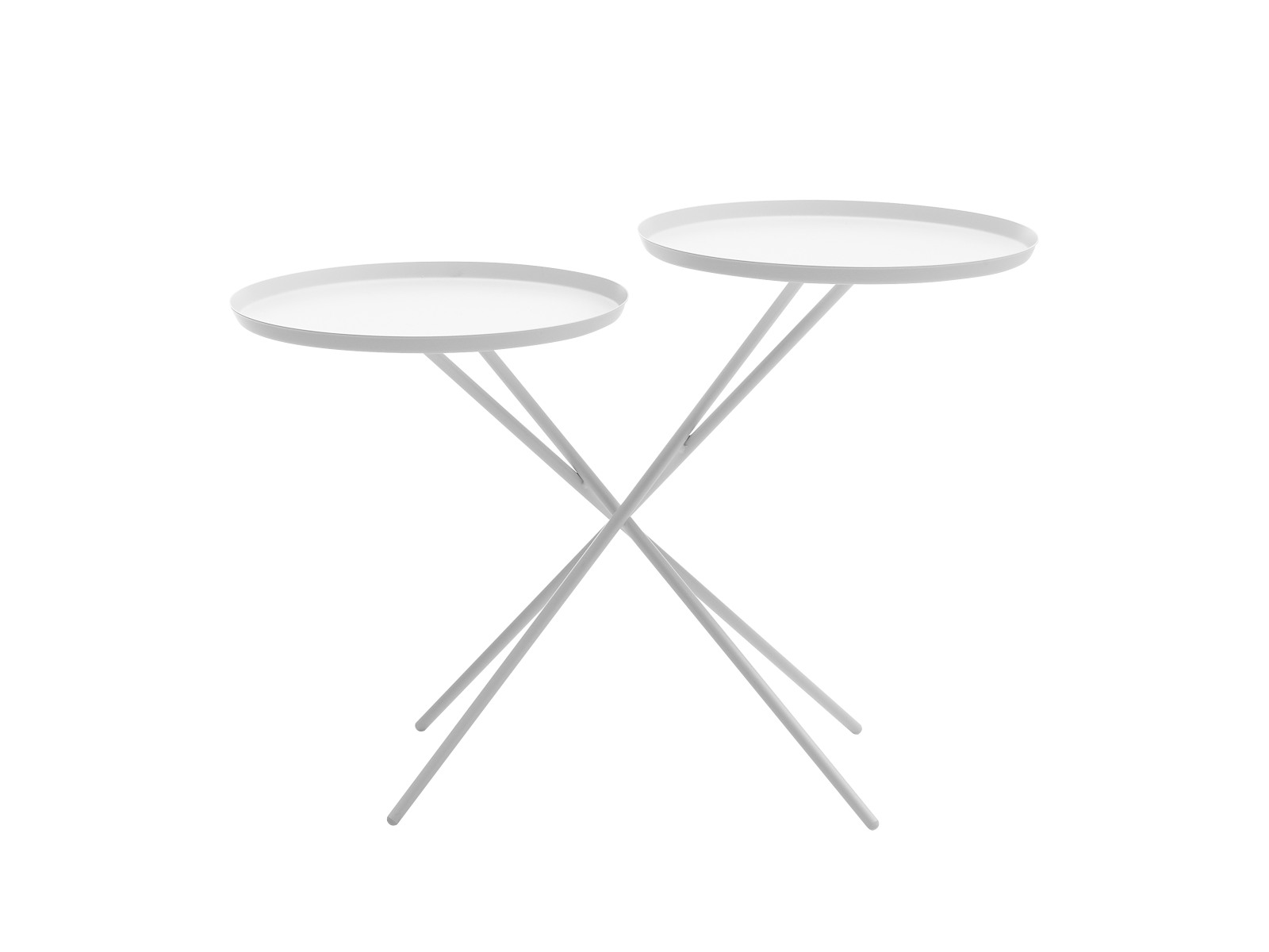 Moderner Softline Monday Beistelltisch als stilvolle Ergänzung für Sofa, Sessel oder Lounge