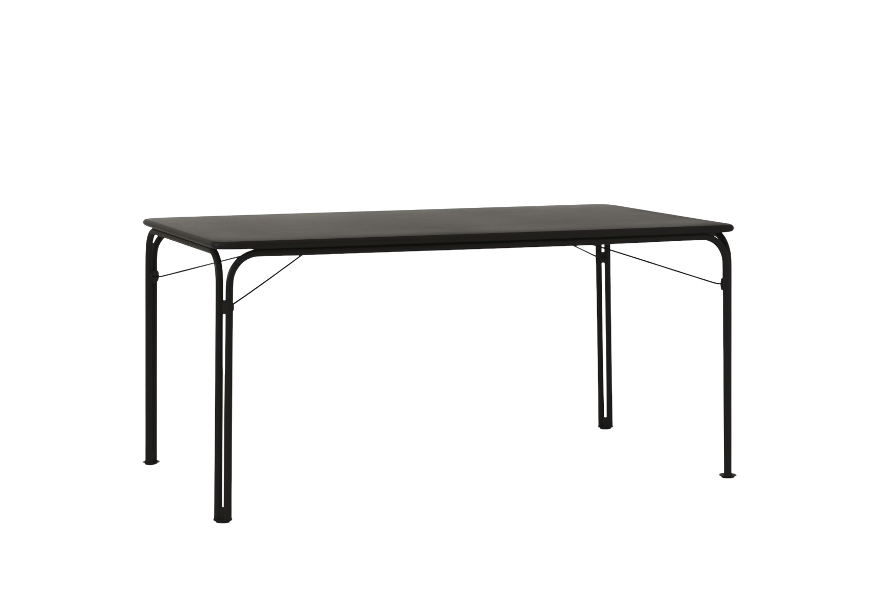 &Tradition Thorvald SC113 Gartentisch aus pulverbeschichtetem Stahl, 160x90cm, modern & wetterfest