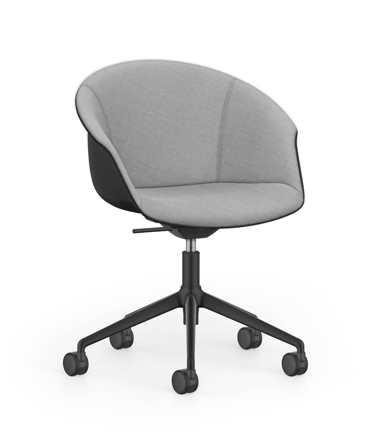 Interstuhl SHUFFLEis1 SU356 Clubsessel ergonomisch, drehbar, gepolstert, modernes Design für Büro und Lounge