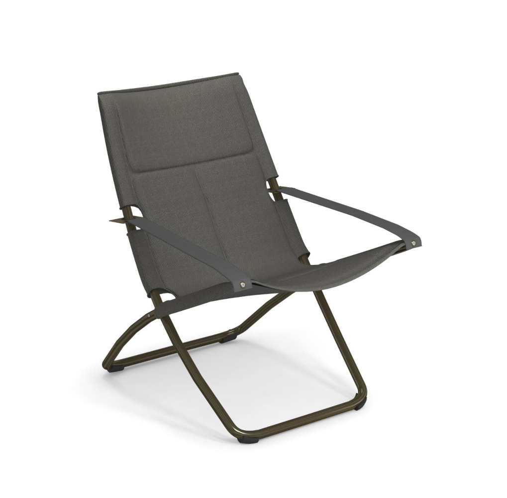 Snooze Liegestuhl Cozy, bronze / dunkelgrau