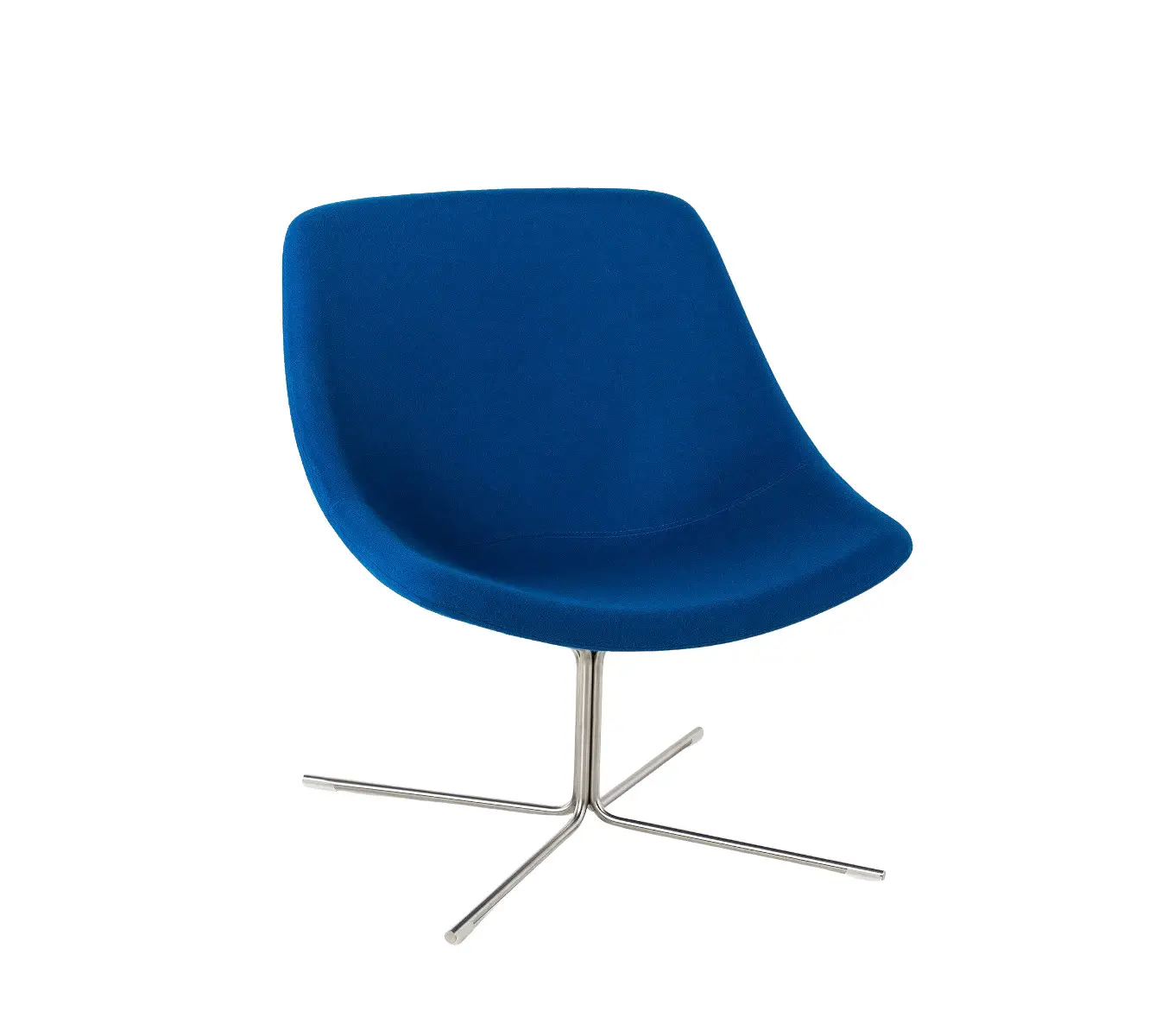Noti Mishell Sessel mit Kreuzgestell in Blau
