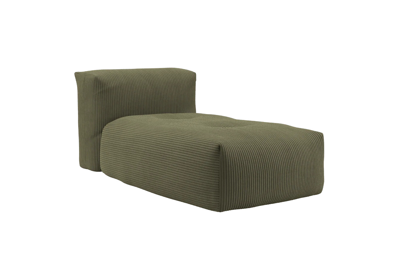 Soft Sofa Chaiselongue, corduroy olive