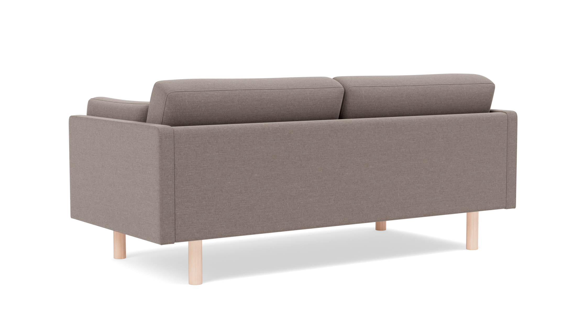 EJ220 Sofa 2-Sitzer, 86 cm, eiche geseift / re-wool 198
