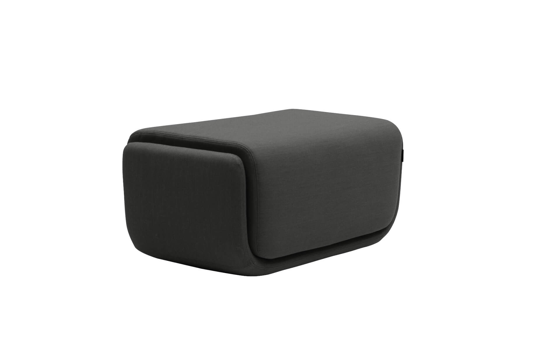 Softline Basket small Hocker, stilvoller Sitzhocker im modernen Design, platzsparender Pouf für Wohnzimmer und Büro