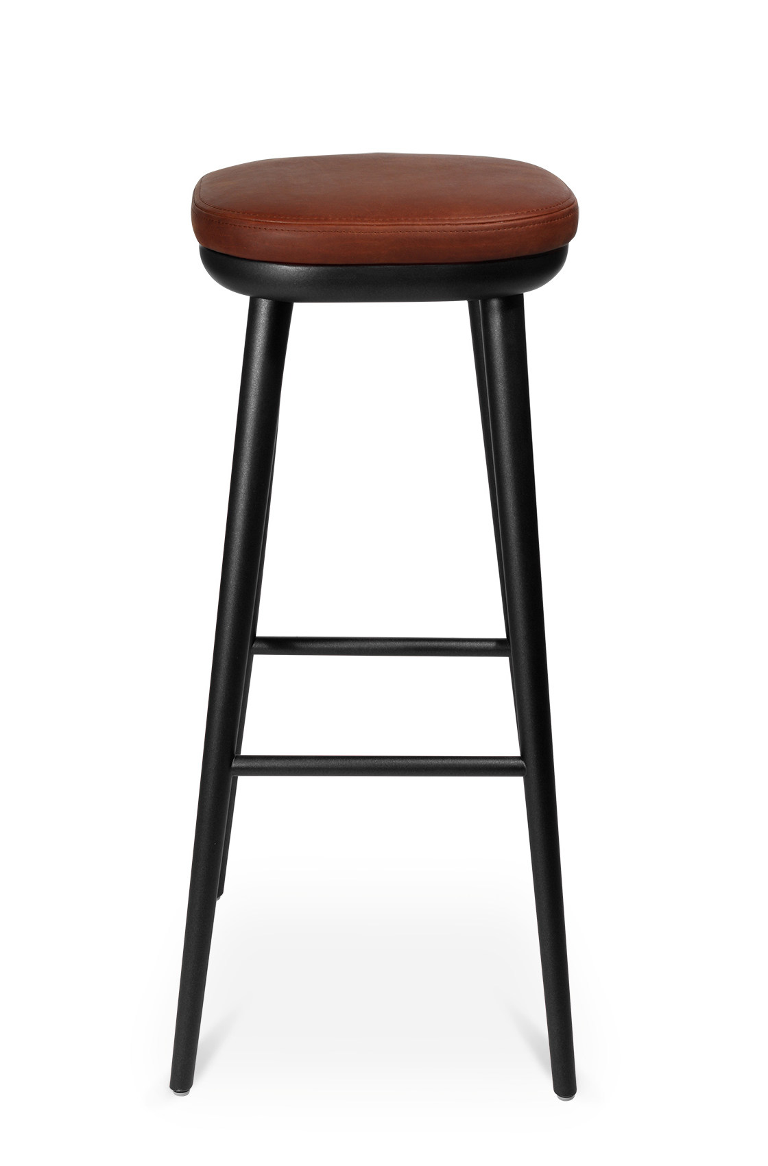 Moderner Barhocker Wagner W-2010 mit gepolstertem Sitzkissen, ergonomischem Design und stabilem Gestell für Küche und Bar