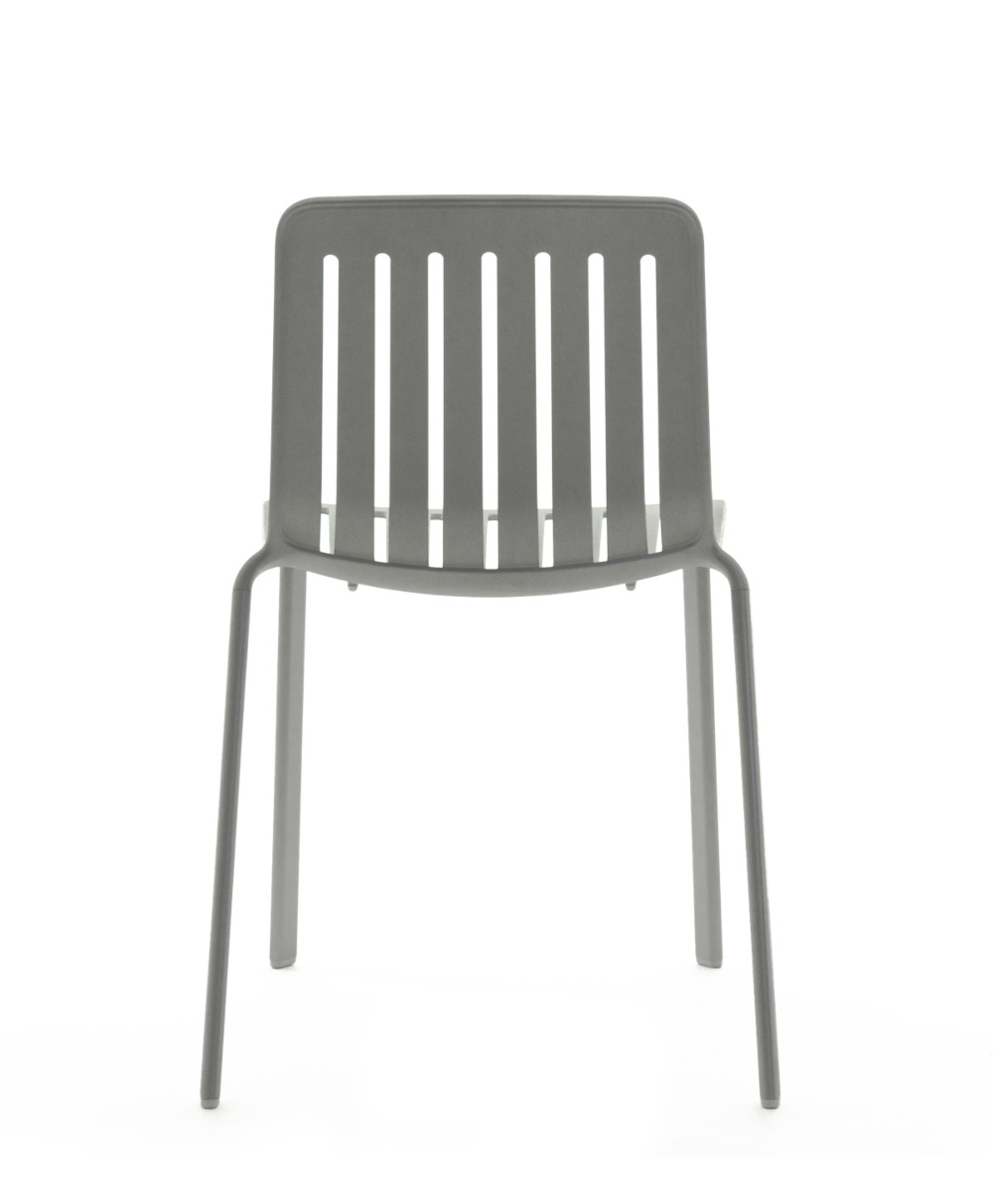 Magis Plato Stuhl grau – stapelbarer Designstuhl aus Italien Magis Plato Stuhl grau, eleganter stapelbarer Designstuhl, langlebig, komfortabel, Made in Italy