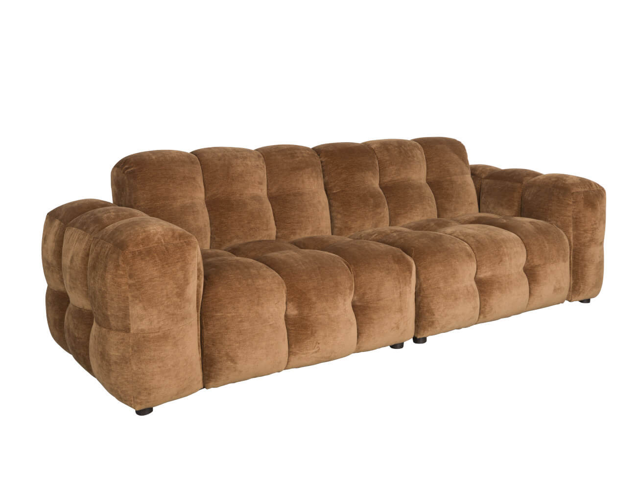 Hackman Sofa 3-Sitzer, velours beige