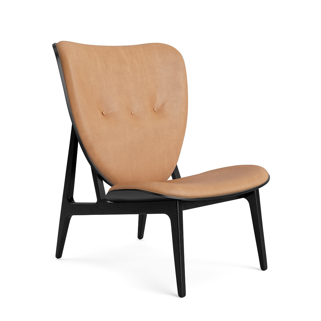 Elephant Lounge Chair, eiche schwarz / dunes camel 21004