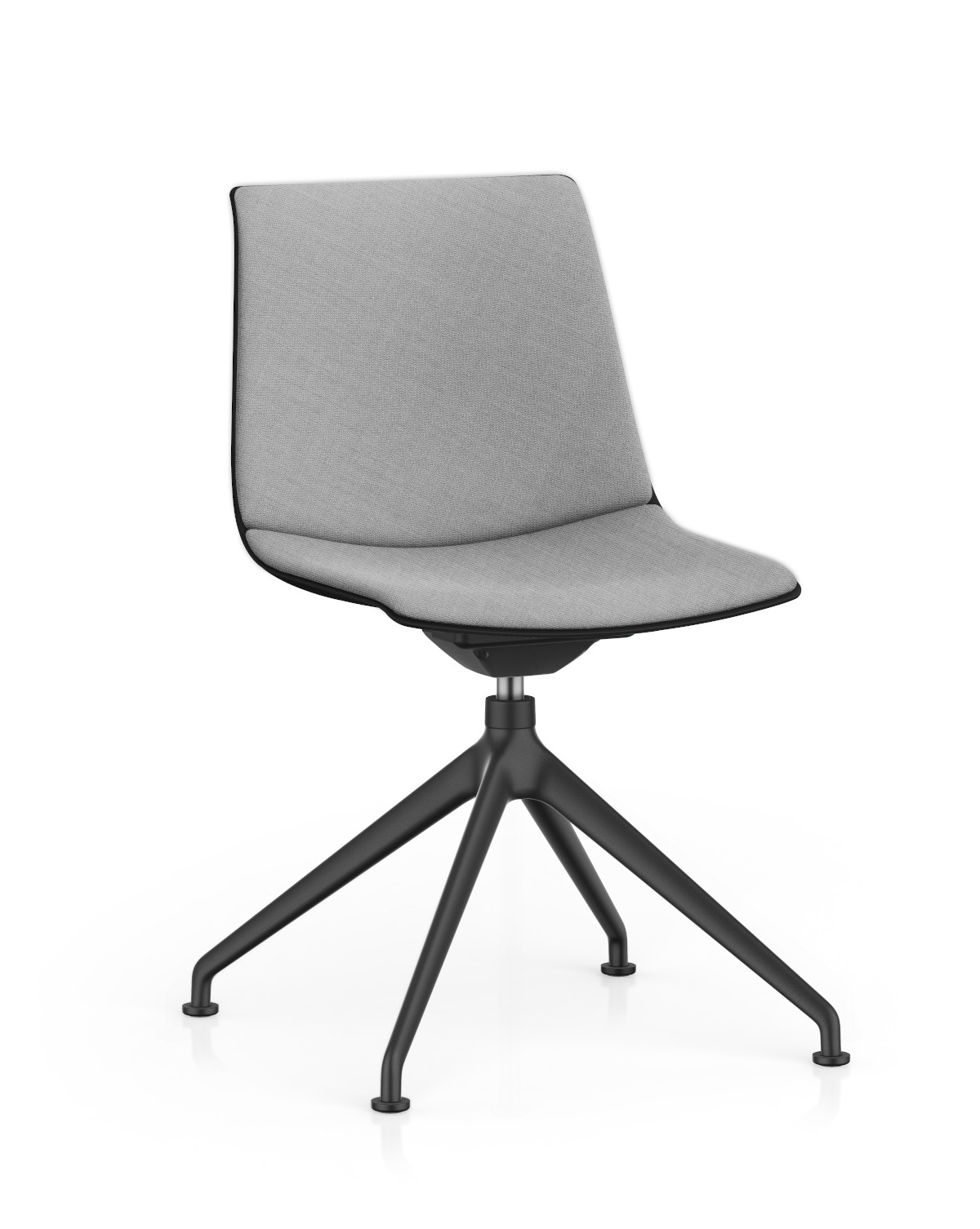 Interstuhl SHUFFLEis1 SU143 ergonomischer Drehstuhl mit Armlehnen, höhenverstellbar, modernes Bürodesign