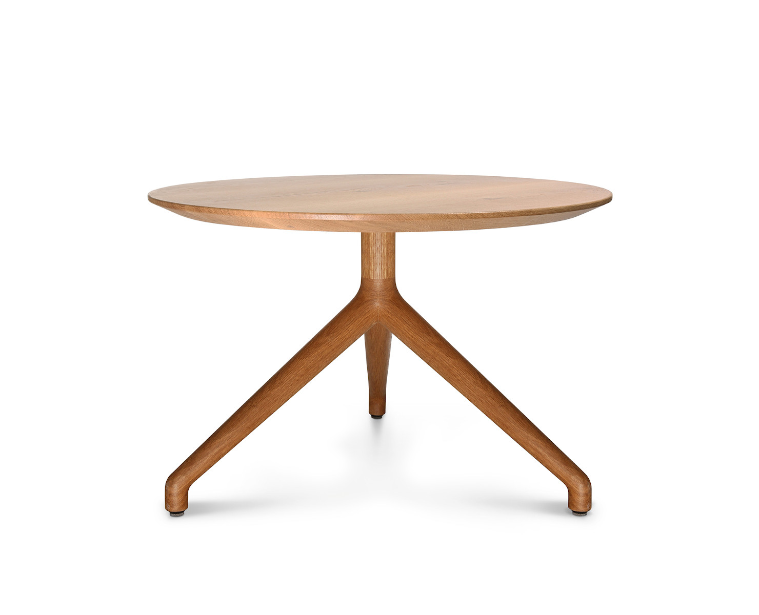 Wagner W-Table Salontisch aus massiver Eiche, modernes Design, stabiler Couchtisch für Wohn- und Arbeitsbereiche