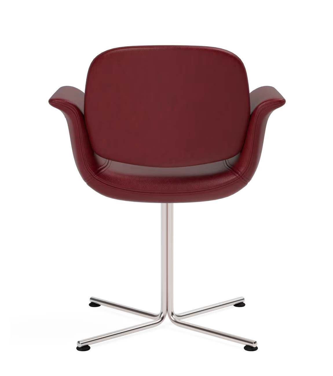 Flamingo Chair, leder max 98 schwarz