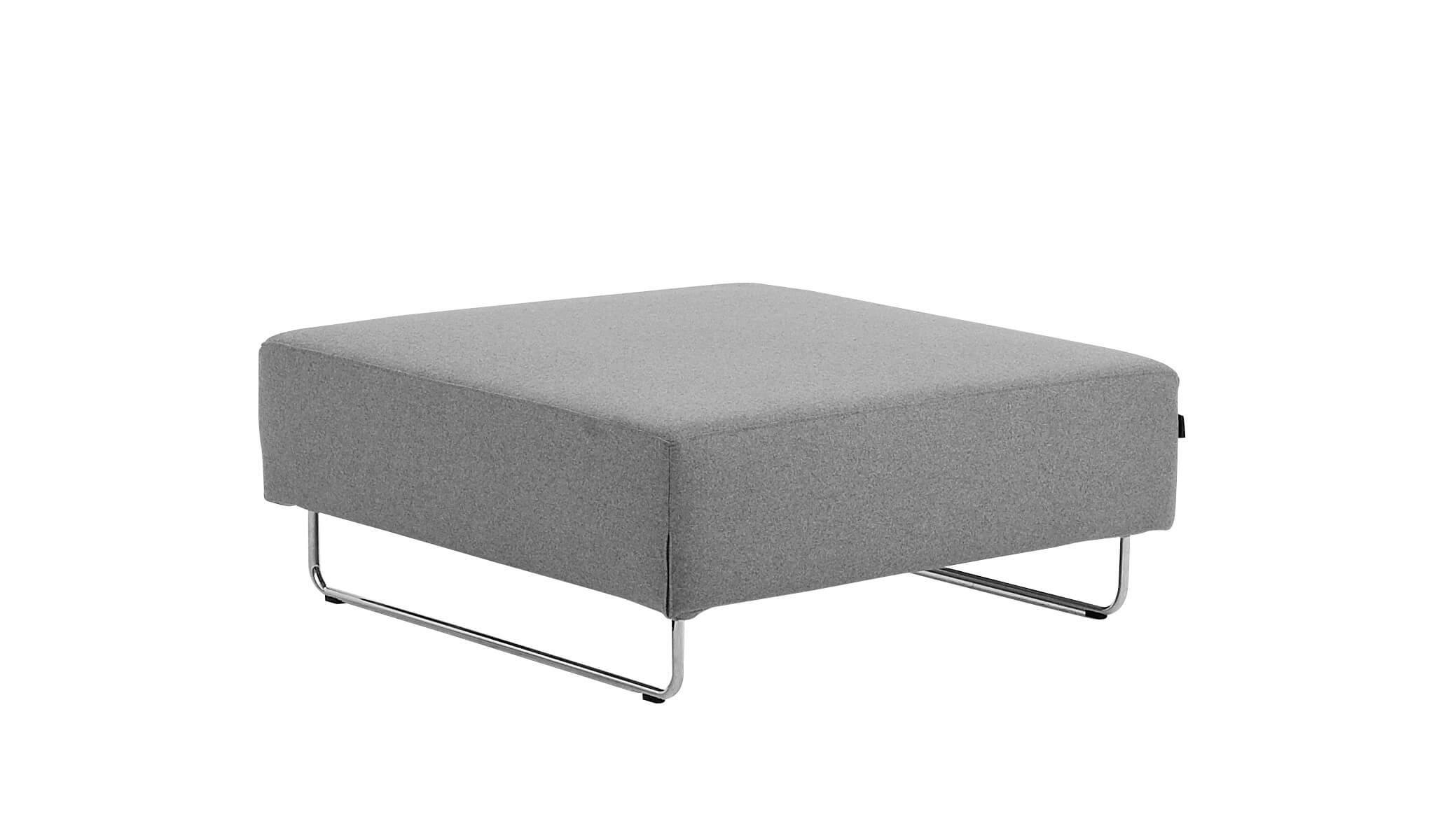 Designhocker Softline Ohio, zeitloser Hocker für Wohnzimmer, Lounge oder Büro, modernes Möbel von Softline