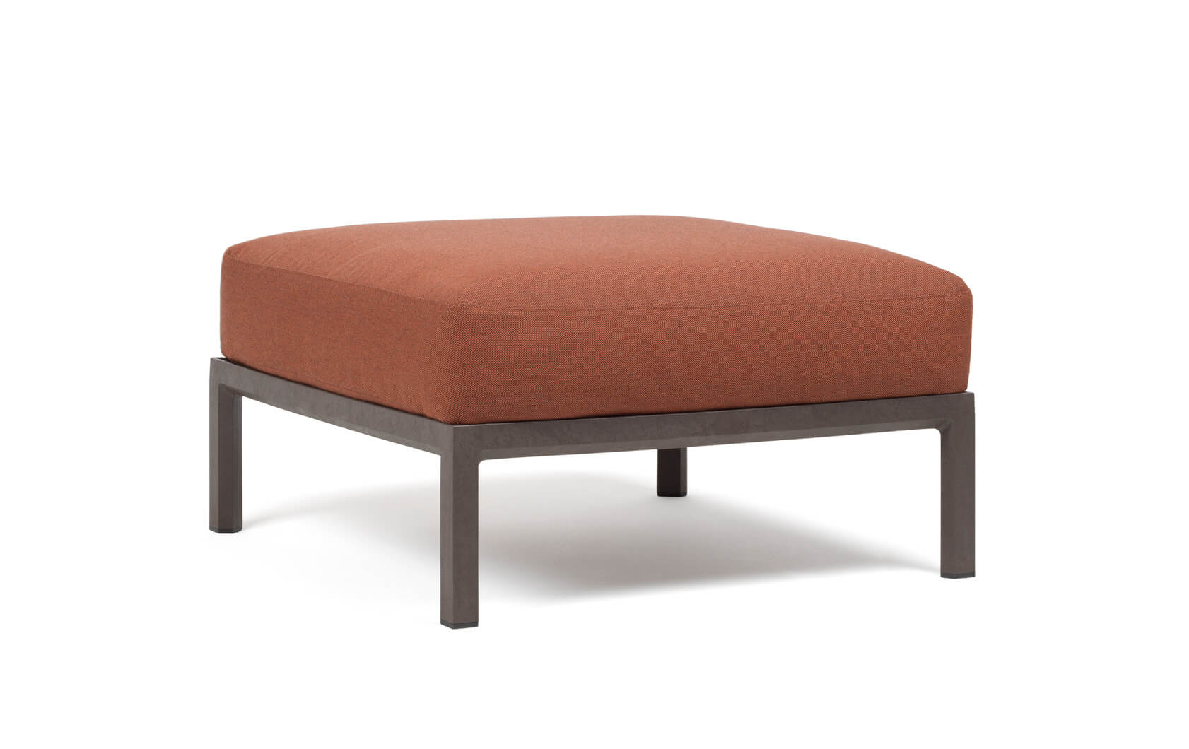 Nardi Maximo Pouf terra/cannella, wetterfest, Outdoor-Pouf, langlebig, leicht, italienisches Design