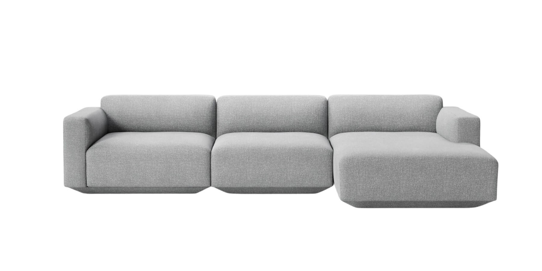 &Tradition Develius Sofa Konfiguration F, Hallingdal 130, skandinavisches Design, langlebig, stilvoll im modernen Wohnzimmer