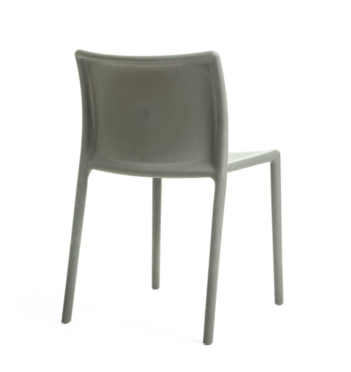 Magis RE Air-Chair grau, ergonomischer Design-Stuhl, stapelbar, leicht, modernes italienisches Design