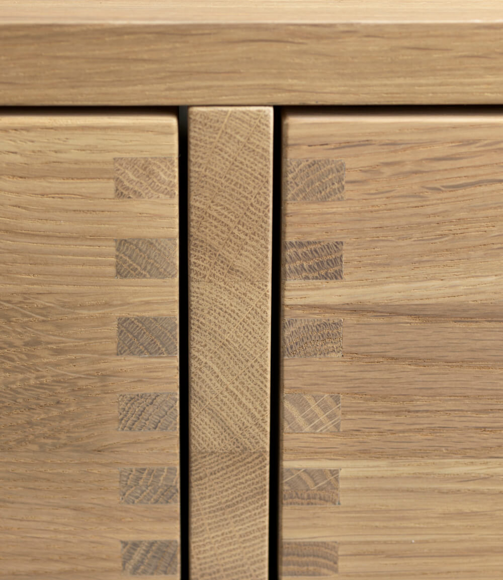 FDB Møbler F24 Bank, nordisches Design, ergonomisch, Eiche natur, langlebig, nachhaltig, funktional