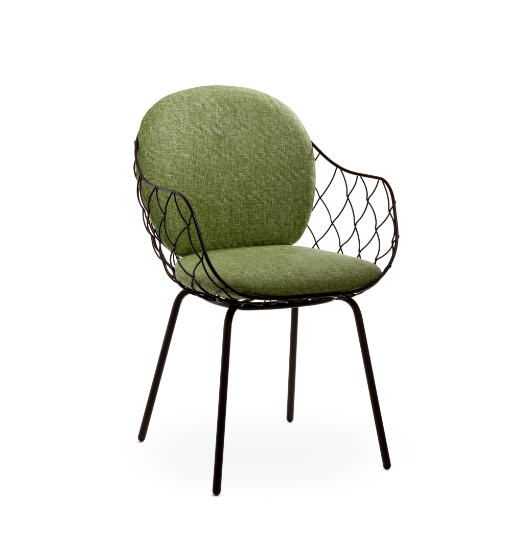 Magis Piña Outdoor Stuhl marrone/braunblau, wetterfest, komfortabel, leichter Design-Stuhl aus Italien