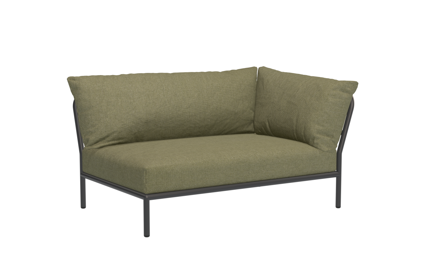 Level 2 Corner Loungesofa, rechts, dark grey / leaf