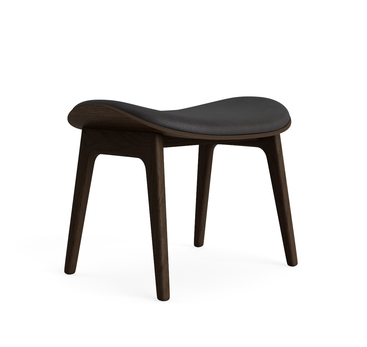 Elephant Hocker, eiche geräuchert / dunes anthrazit 21003 Elephant Hocker, eiche geräuchert / dunes anthrazit 21003