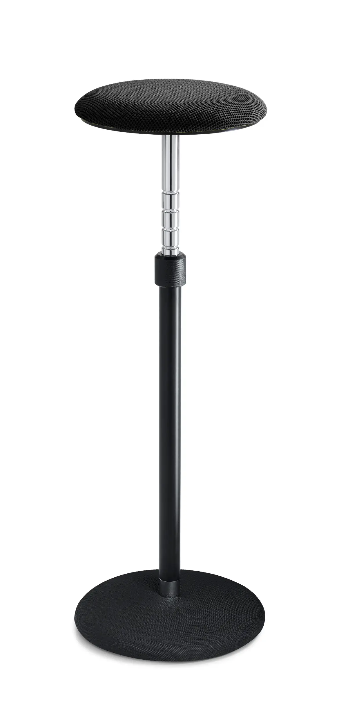 Girsberger Sway Stehsitz in Schwarz mit schwarzem Standfuß