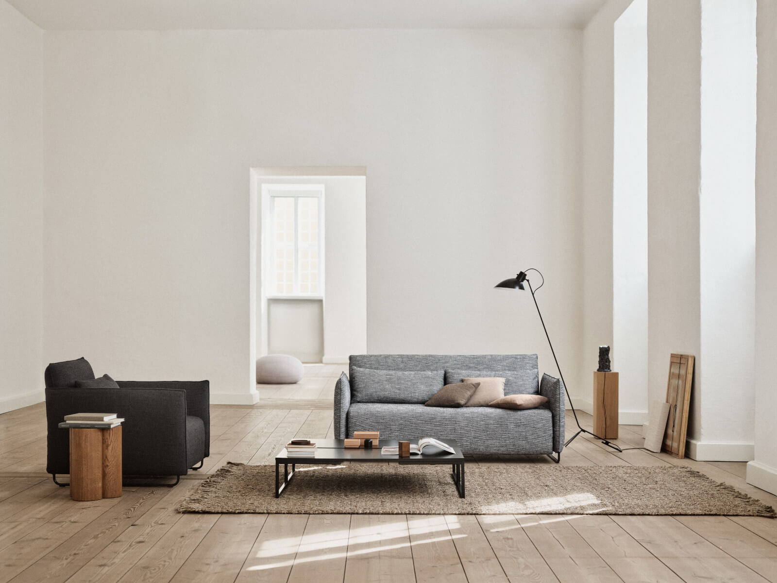Softline Cord Sofa, modernes Design, komfortabel, geradlinig, langlebig, ideal für Wohnzimmer, hochwertige Verarbeitung