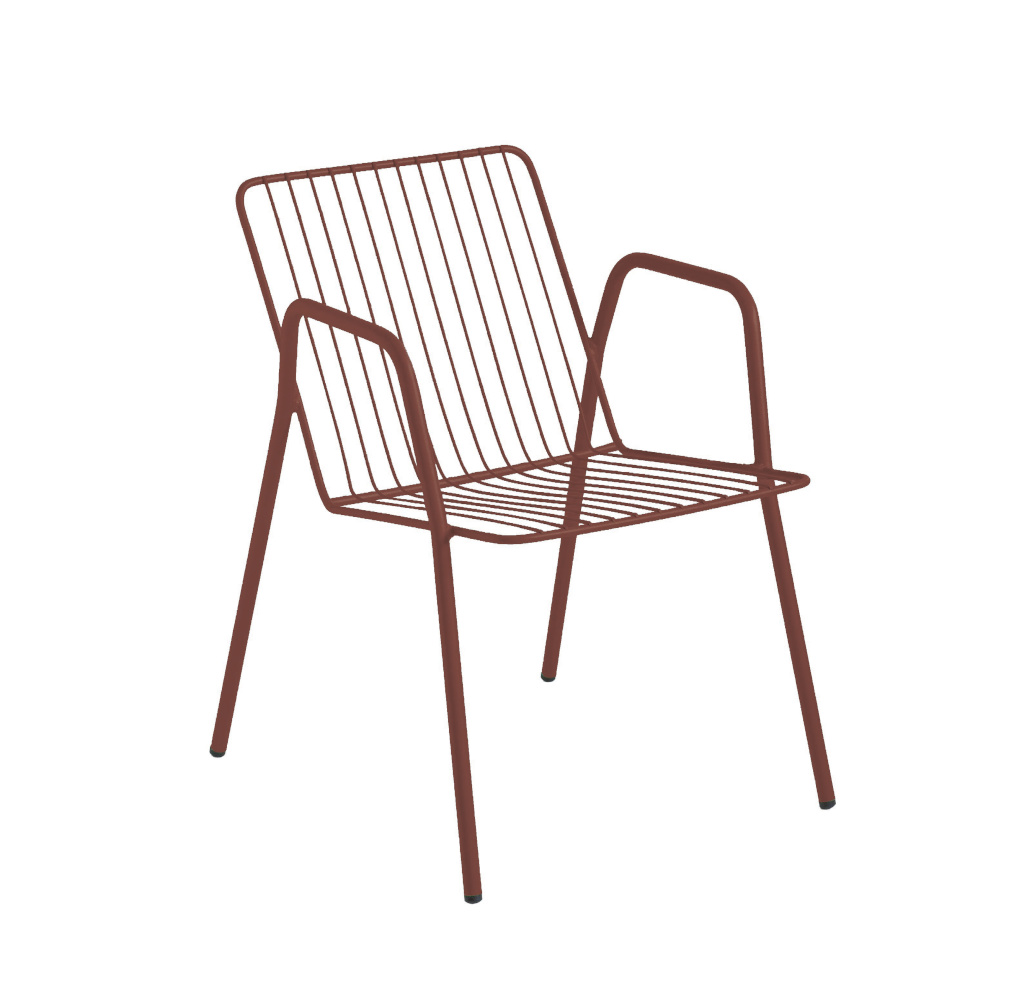 Niza Armlehnstuhl, schokoladenbraun