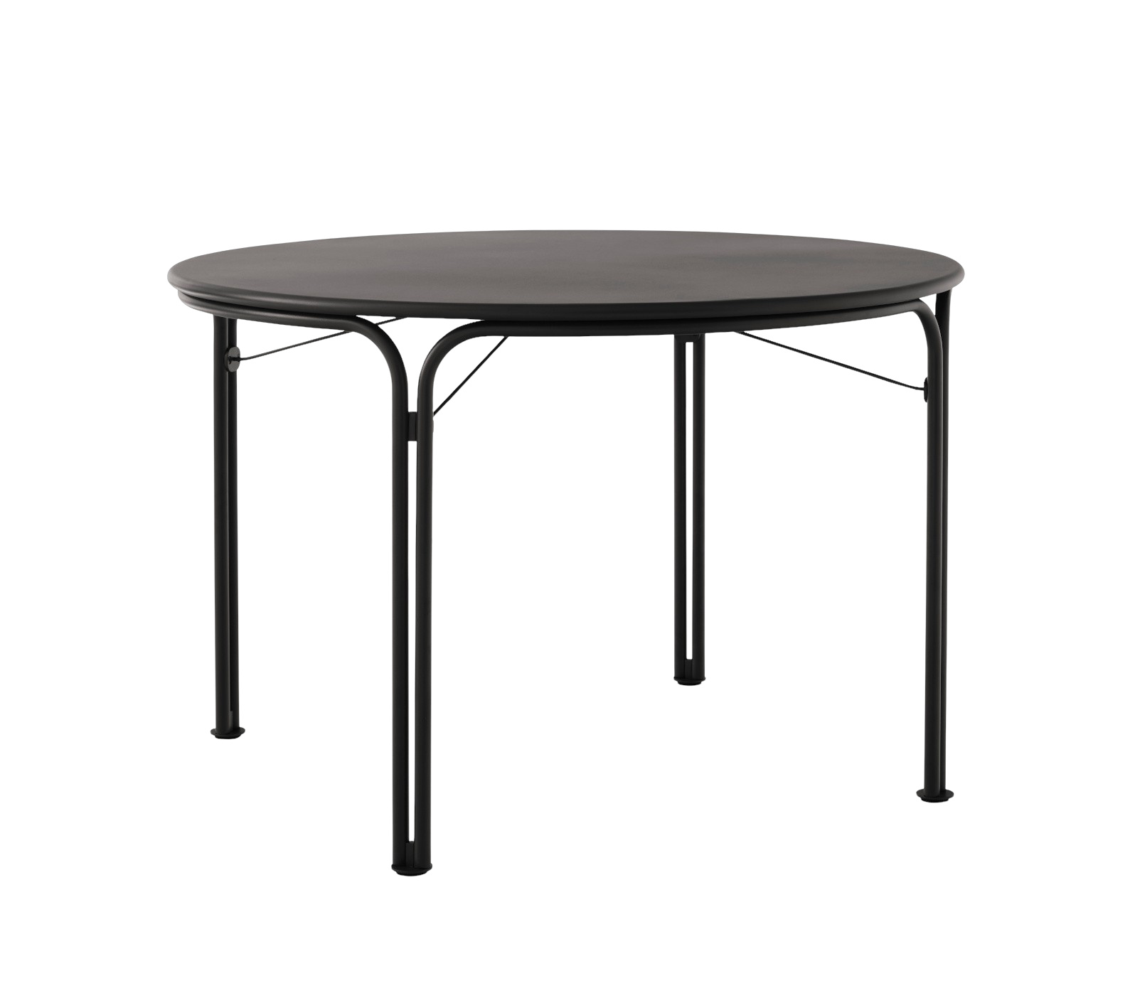 Thorvald SC98 Gartentisch, Ø 115 cm, schwarz