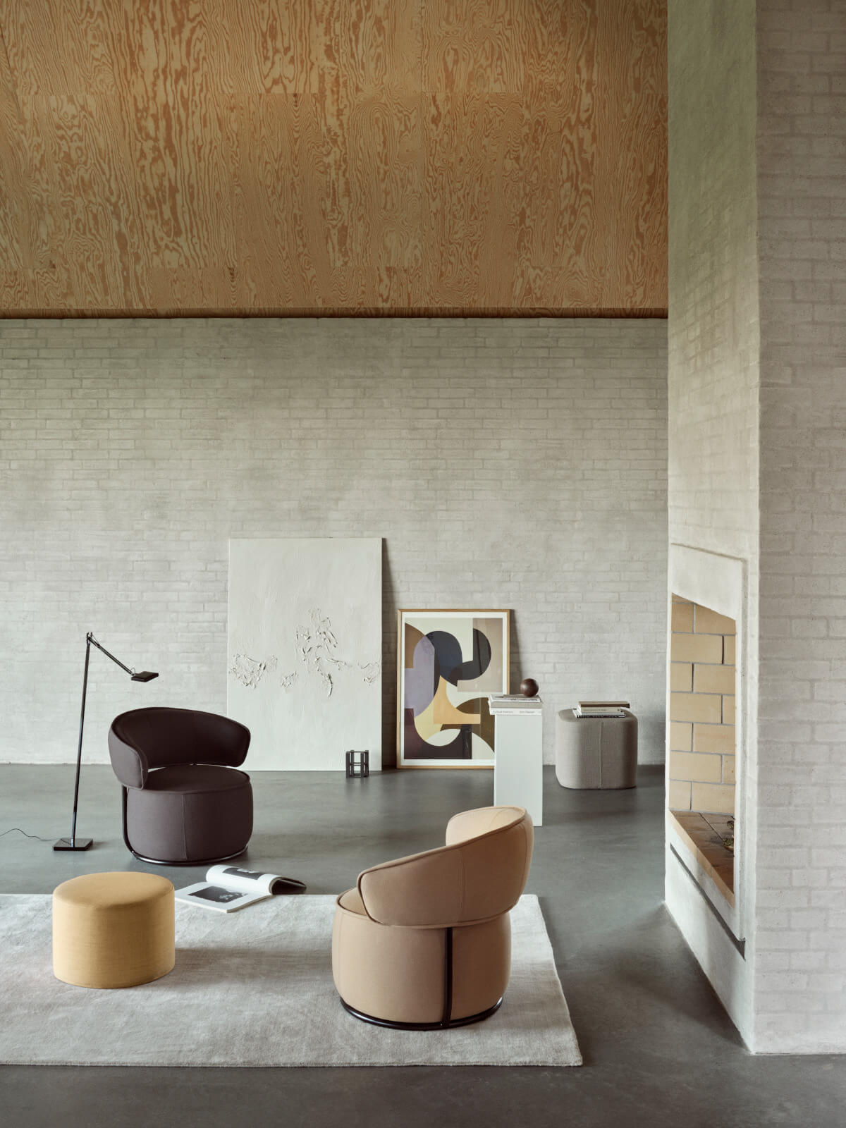 Softline Picolo Sessel, hochwertiger Polstersessel mit ergonomischer Form, ideal für stilvolles Wohnen und Arbeiten