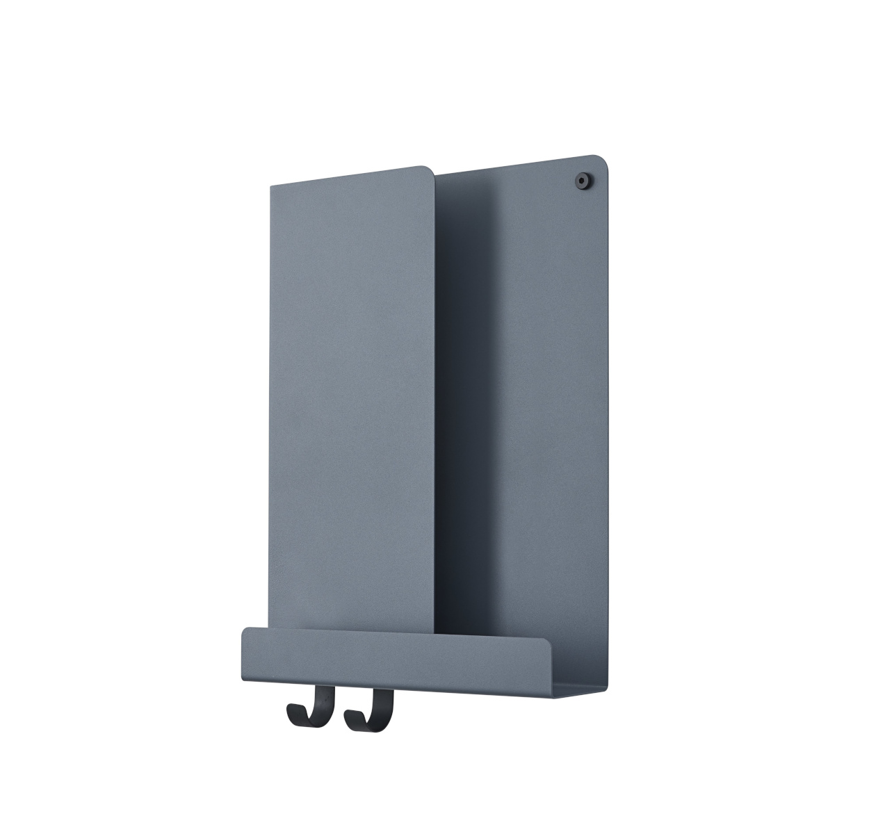 Folded Wandregal, 29 x 40 cm, schwarz