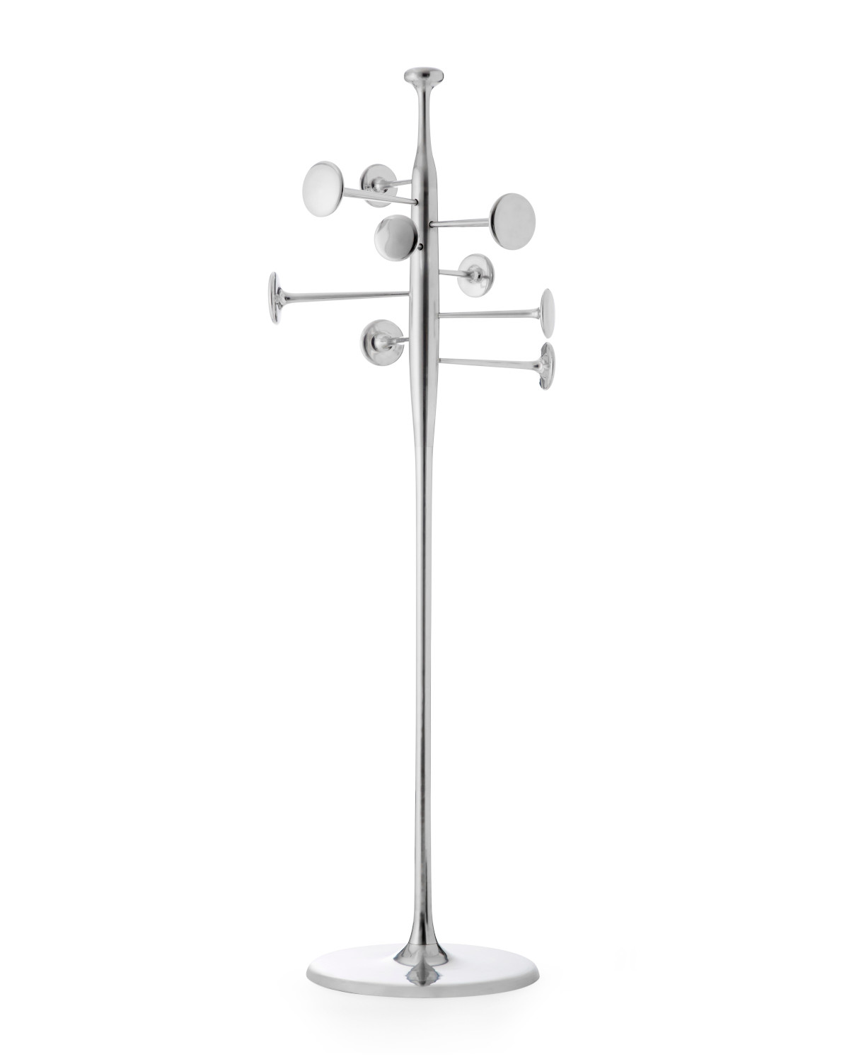 Trumpet Garderobenständer, aluminium