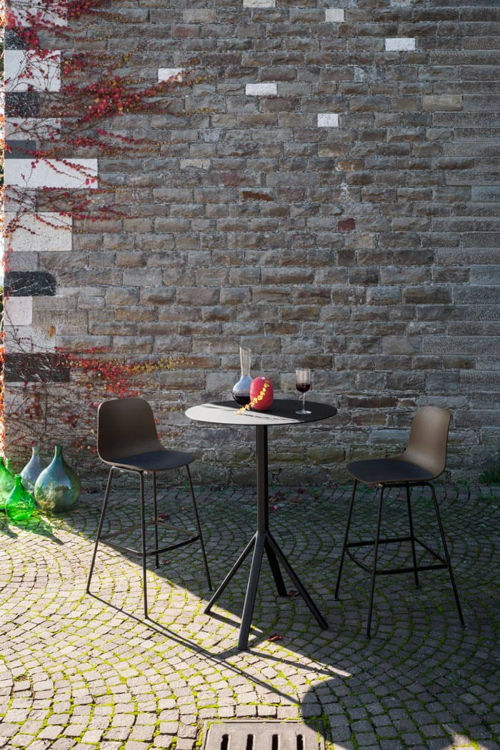 Seela Outdoor Barhocker, höhe 65 cm, kufengestell