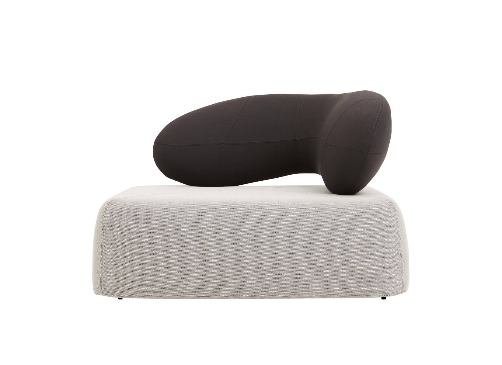 Softline Chat Sessel mit gepolsterter Sitzfläche, moderner Loungesessel im skandinavischen Design für Wohn- und Objektbereiche