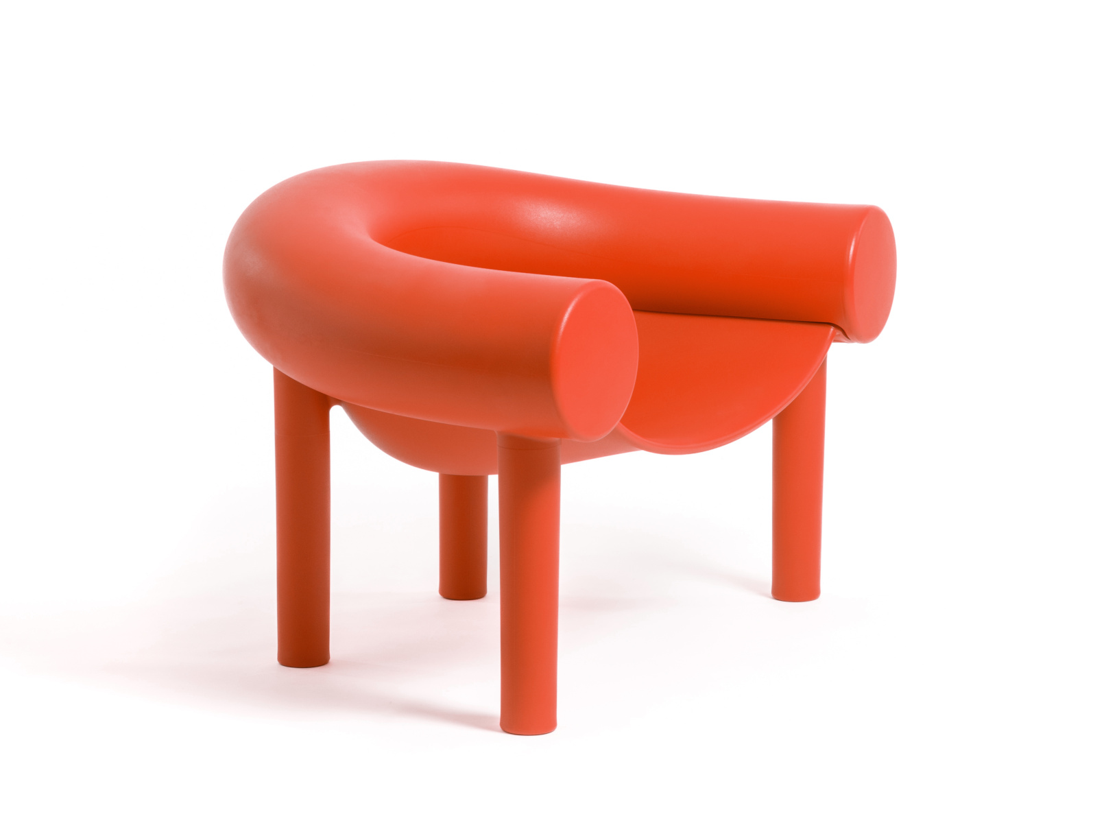 Magis Sam Son Sessel rot, ergonomisch, moderner Lounge-Sessel, stilvolles italienisches Design, langlebig