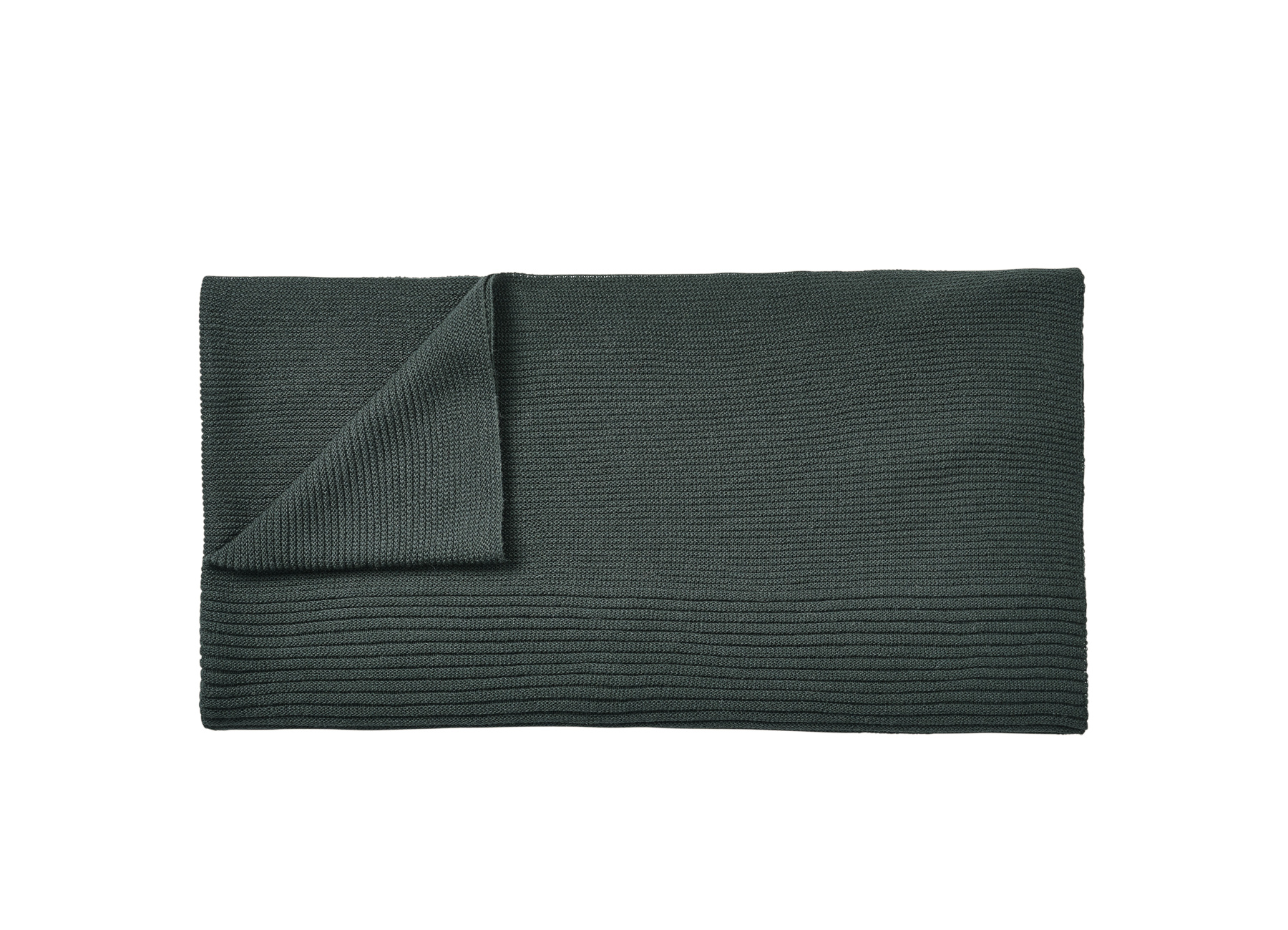 Rhythm Throw Decke, dunkelgrün